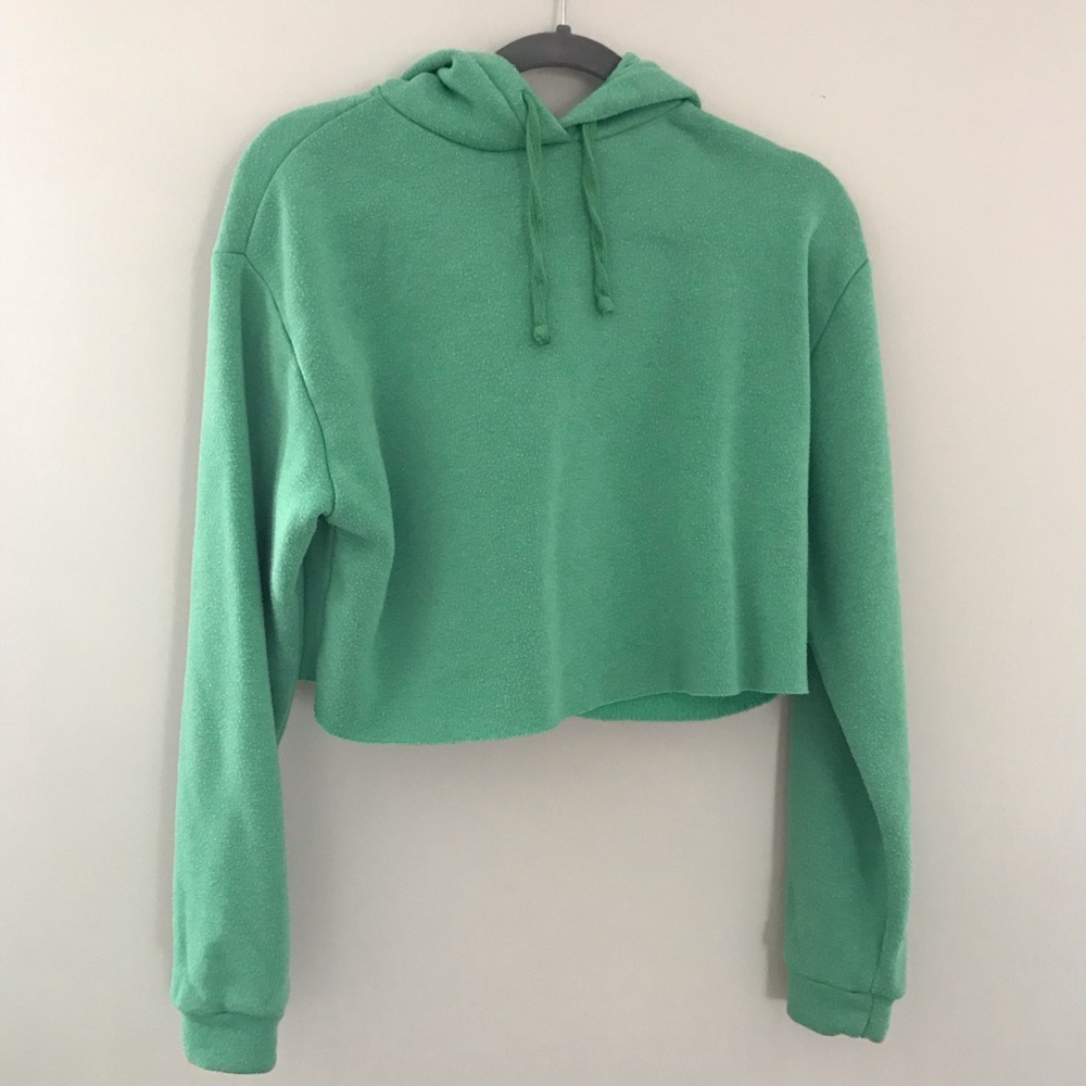 Topshop cropped sweatshirt